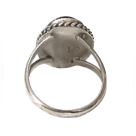 Native American Tigers Eye Sterling Silver Ring Sz 10-1/2 - Picture 13 of 17